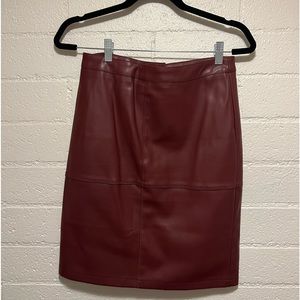 Pleather Skirt